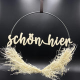Flower Hoop weiß