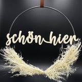 Flower Hoop weiß
