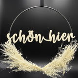 Flower Hoop weiß