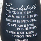 Deko Light - Freundschaft ist wie ein Buch, personalisierbar