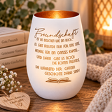 Deko Light „Freundschaft ist wie ein Buch“ – Geschenk für beste Freundin & Freunde