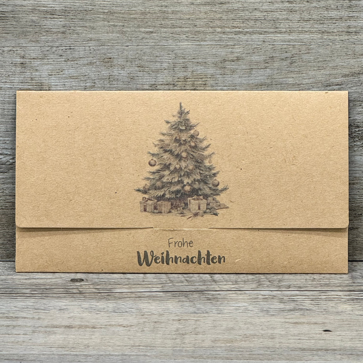 Gutscheinverpackung Weihnachten 5 Stück