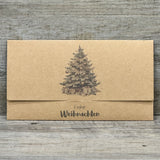 Gutscheinverpackung Weihnachten 5 Stück