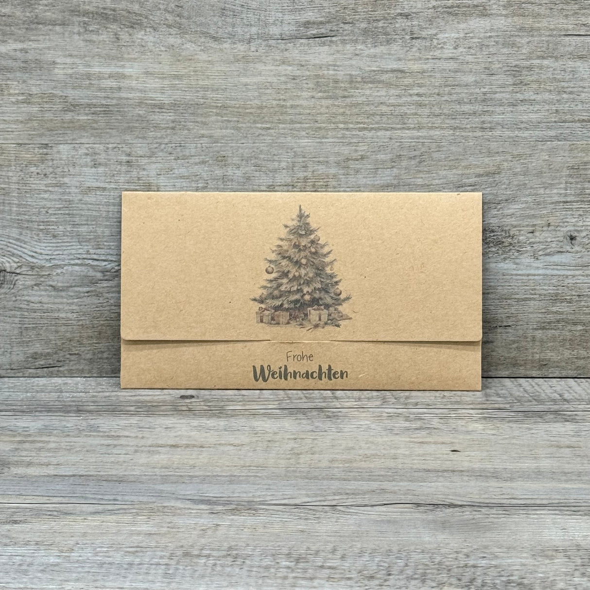 Gutscheinverpackung Weihnachten 5 Stück