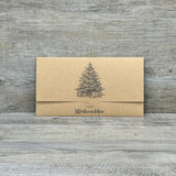 Gutscheinverpackung Weihnachten 5 Stück