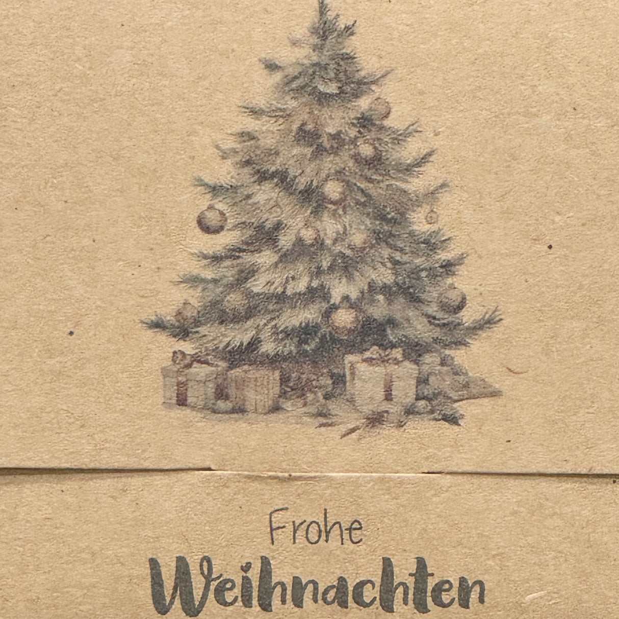 Gutscheinverpackung Weihnachten 5 Stück