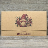 Gutscheinverpackung Weihnachten 5 Stück