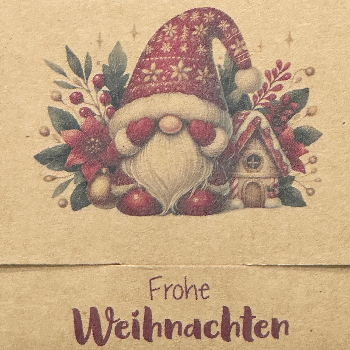Gutscheinverpackung Weihnachten 5 Stück