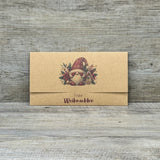 Gutscheinverpackung Weihnachten 5 Stück