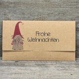 Gutscheinverpackung Weihnachten 5 Stück