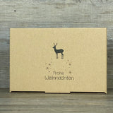 Geschenkverpackung Weihnachten 23 x 16 x 5cm, 5 Stück