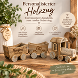 Holzzug - Geburtstag, Jubiläum | personalisiert