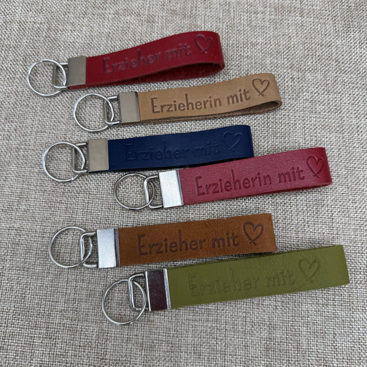 Schlüsselband Erzieher / Erzieherin mit Herz