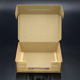 Geschenkkoffer holzoptik,klein, Auspacken, Anschauen, Ausflippen