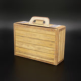 Geschenkkoffer holzoptik,klein, Auspacken, Anschauen, Ausflippen