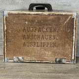 Geschenkkoffer lederoptik, groß, Auspacken, Anschauen, Ausflippen