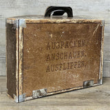 Geschenkkoffer lederoptik, groß, Auspacken, Anschauen, Ausflippen