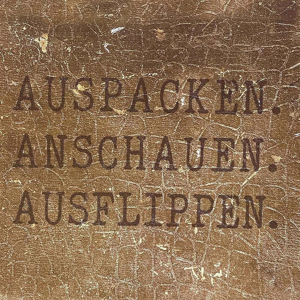 Geschenkkoffer lederoptik, groß, Auspacken, Anschauen, Ausflippen