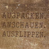 Geschenkkoffer lederoptik, groß, Auspacken, Anschauen, Ausflippen