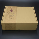 Geschenkpaket Glühwein, rot, personalisierbar