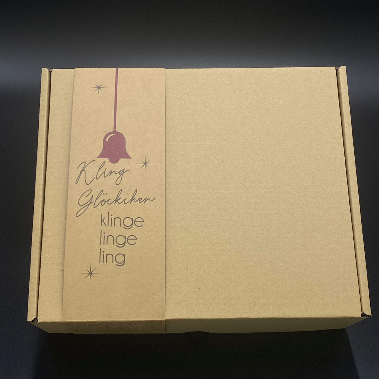 Geschenkpaket Glühwein, rot, personalisierbar