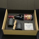Geschenkpaket Glühwein, rot, personalisierbar