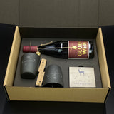 Geschenkpaket Glühwein, rot, personalisierbar
