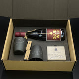 Geschenkpaket Glühwein, rot, personalisierbar
