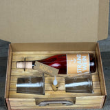 Geschenkpaket 'Meerweh', groß, Strandwein inkl. LED Kerzenlicht