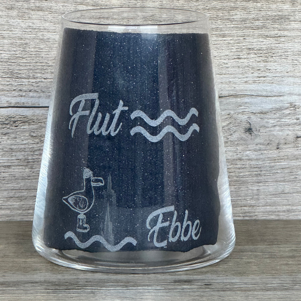 Geschenkpaket 'Meerweh', groß, Strandwein inkl. LED Kerzenlicht