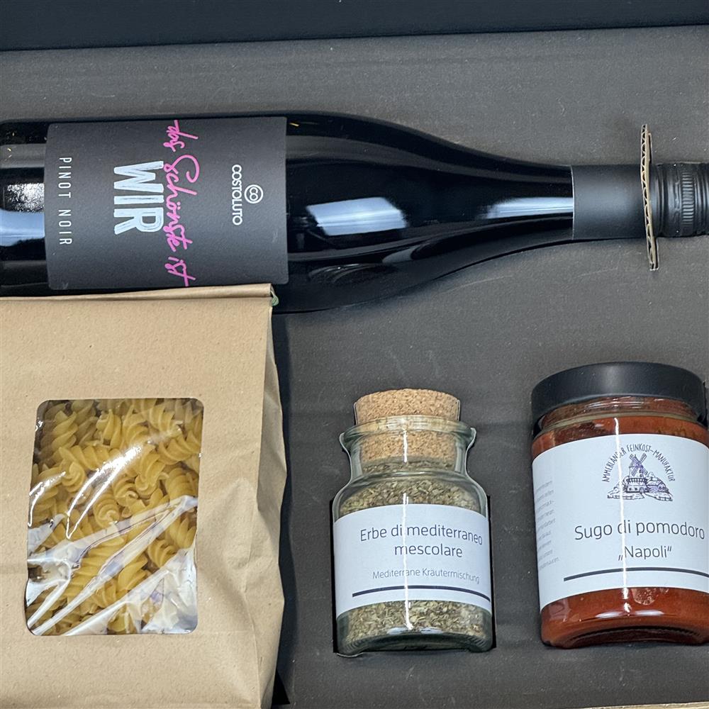 Geschenkpaket Italien - Das Schönste ist Wir, personalisierbar