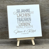 Geschenkset Goldene Hochzeit, personalisierbar