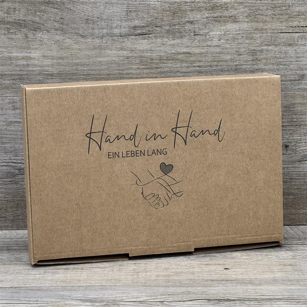 Geschenkset Silberne Hochzeit, personalisierbar