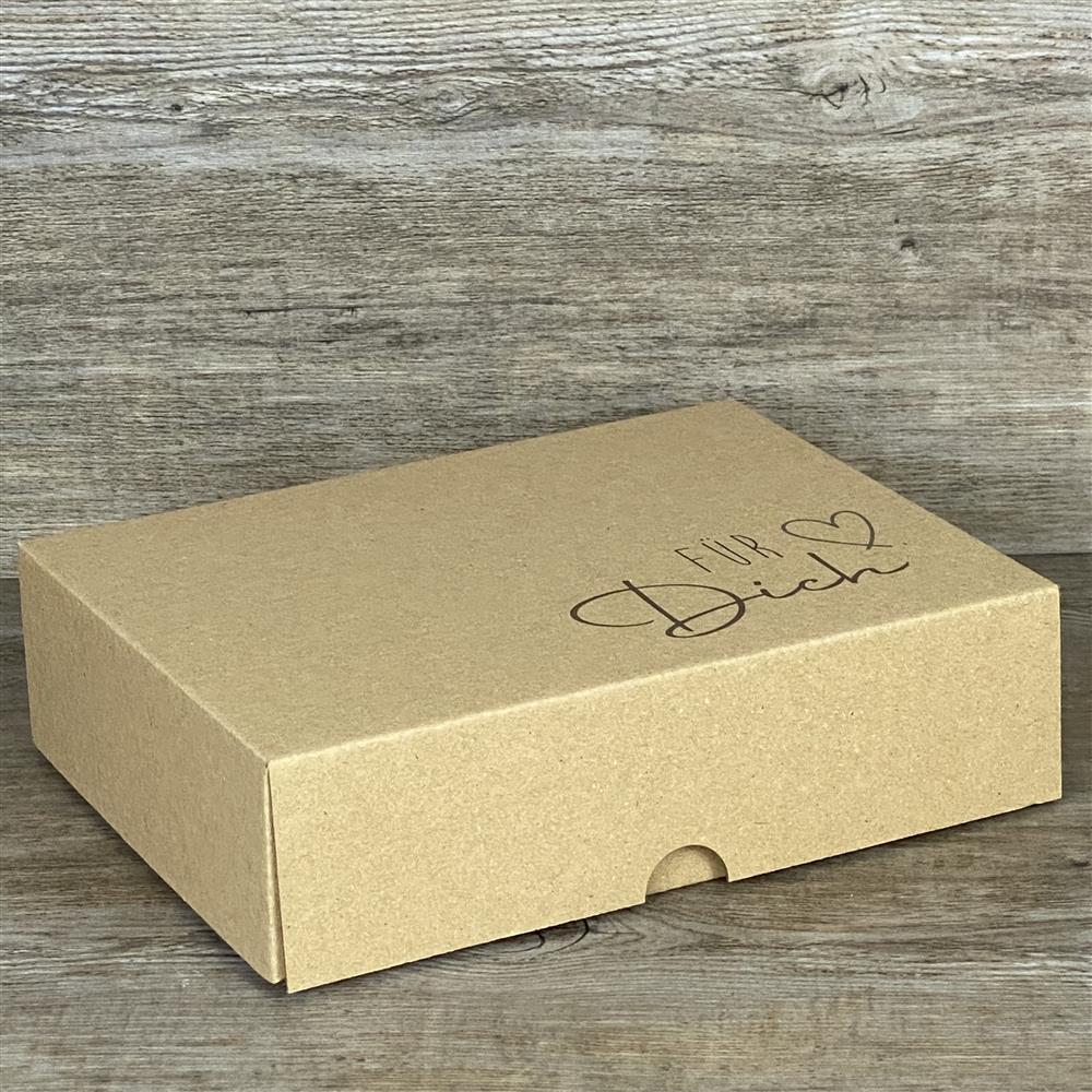 Geschenkverpackung 19x15x5cm, Für Dich 5 Stück