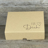 Geschenkverpackung 19x15x5cm, Für Dich 5 Stück