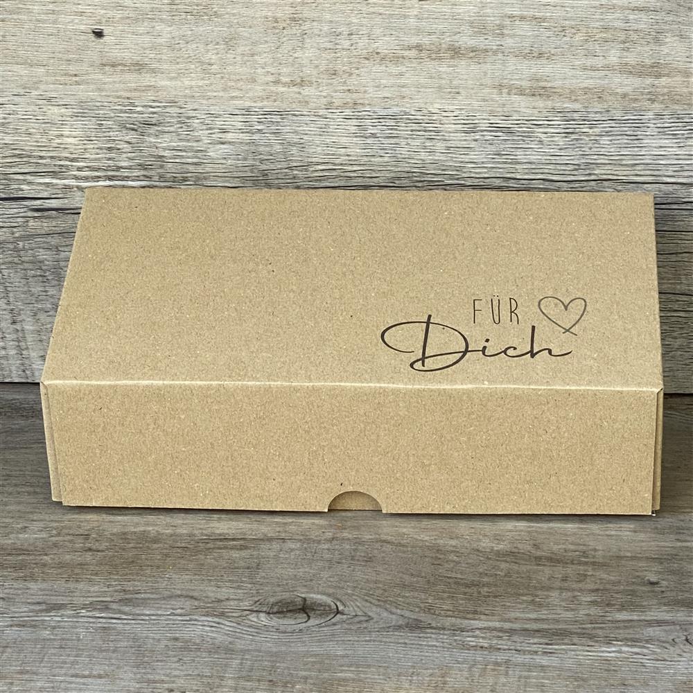 Geschenkverpackung 21x11x6cm, Für Dich 5 Stück