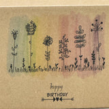 Geschenkverpackung 21x11x6cm, Happy Birthday, 5 Stück