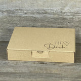 Geschenkverpackung 23,5x16x5cm, Für Dich 5 Stück