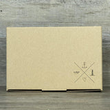Geschenkverpackung 23,5x16x5cm, Navigationskreuz 5 Stück