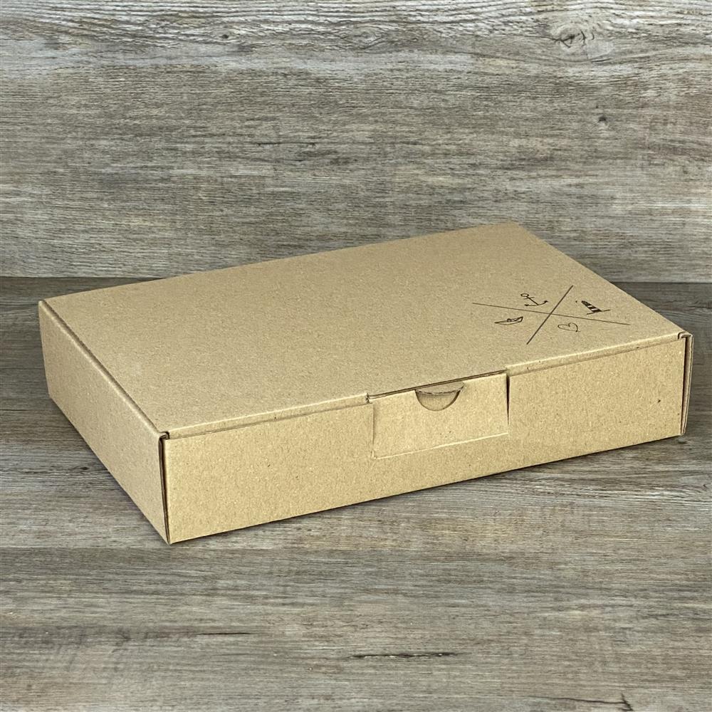 Geschenkverpackung 23,5x16x5cm, Navigationskreuz 5 Stück