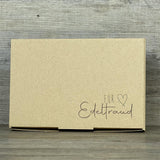Geschenkverpackung 23,5x16x5cm, personalisiert, Herz