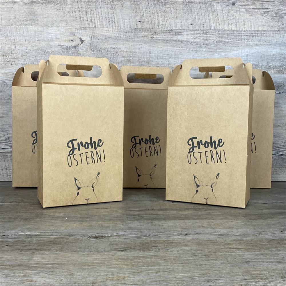 Giebelverpackung groß, Frohe Ostern, 5 Stück