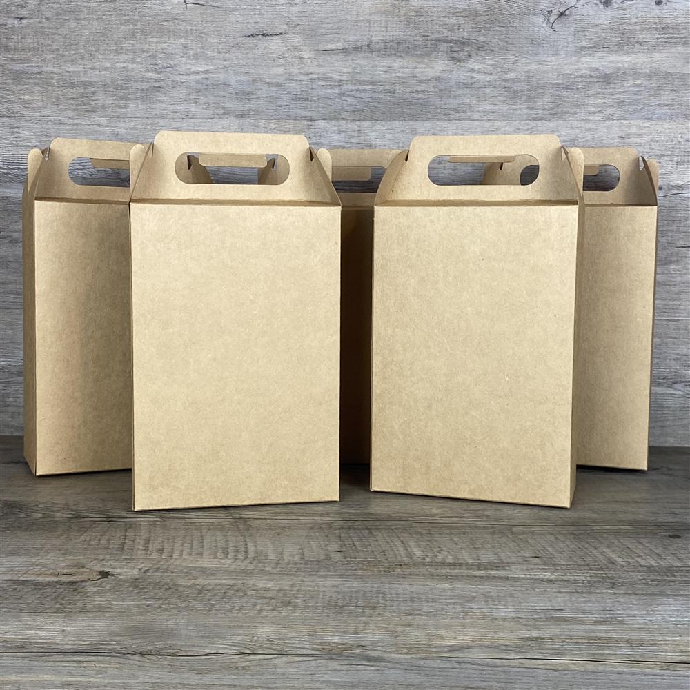 Giebelverpackung groß, neutral, 5 Stück
