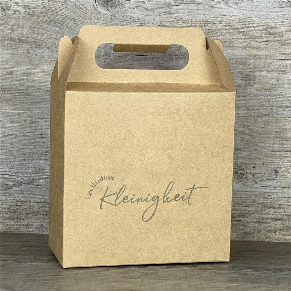 Giebelverpackung klein, Eine klitzekleine Kleinigkeit