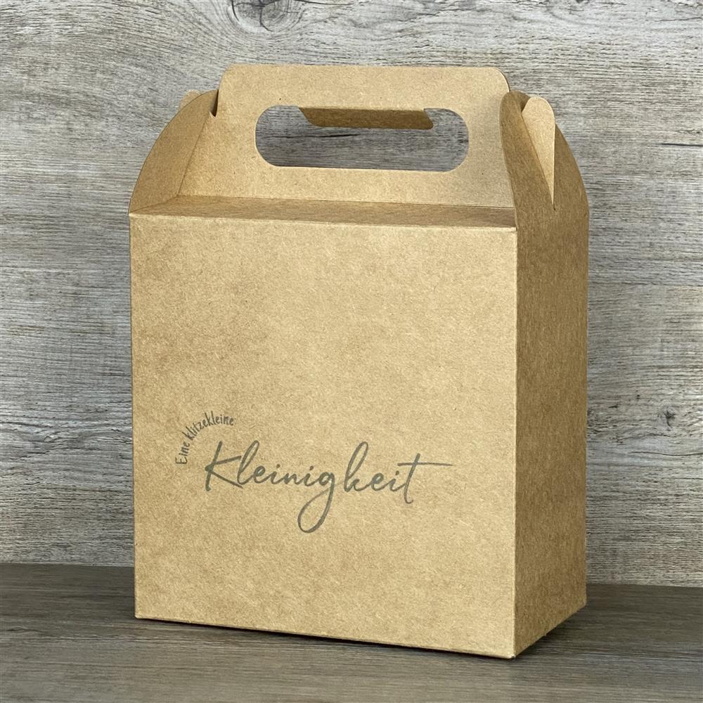 Giebelverpackung klein, Eine klitzekleine Kleinigkeit