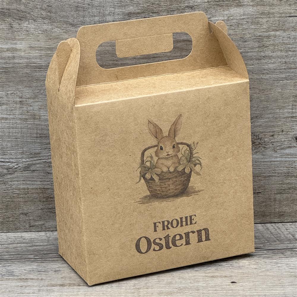 Giebelverpackung klein, Frohe Ostern, 5 Stück