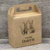 Giebelverpackung klein, Frohe Ostern, 5 Stück