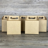 Giebelverpackung klein, neutral, 5 Stück