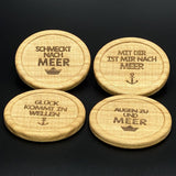 Glasuntersetzer Meer