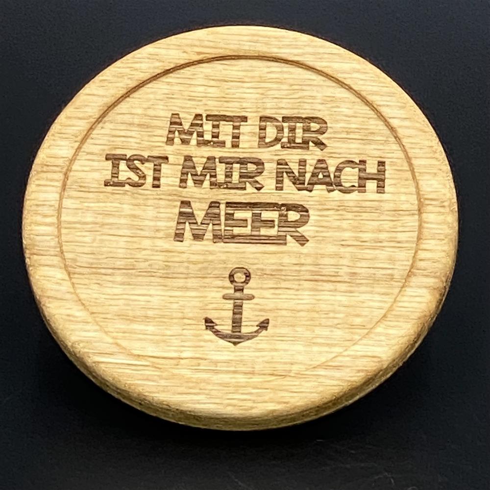 Glasuntersetzer Meer